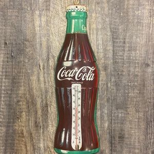 Vintage Working Condition Coca-Cola Advertising Thermometer